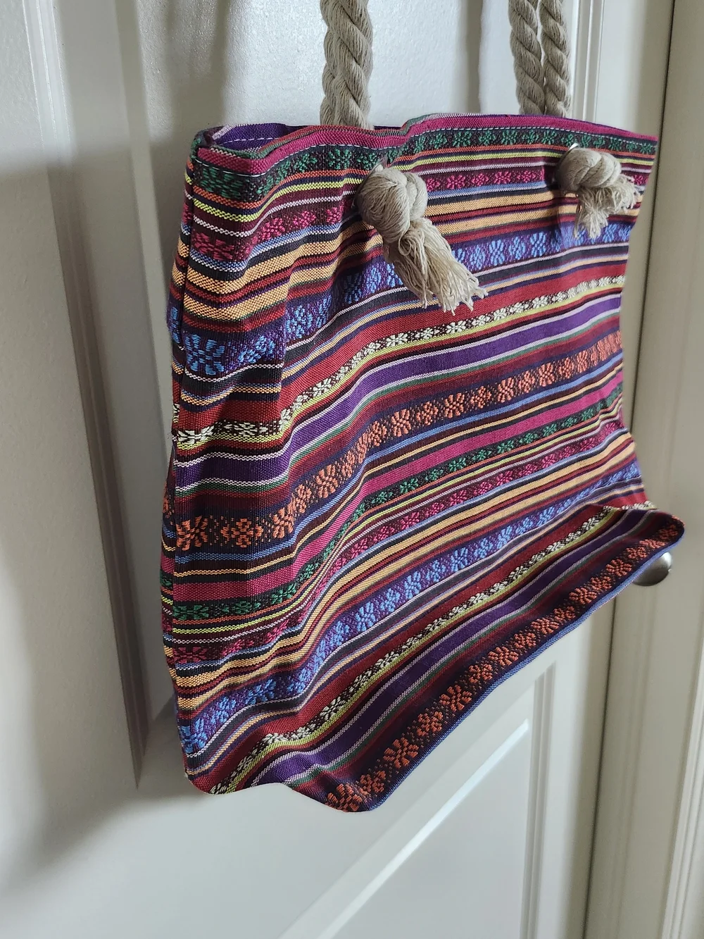 NWOT Beach Tote with Rope Handles